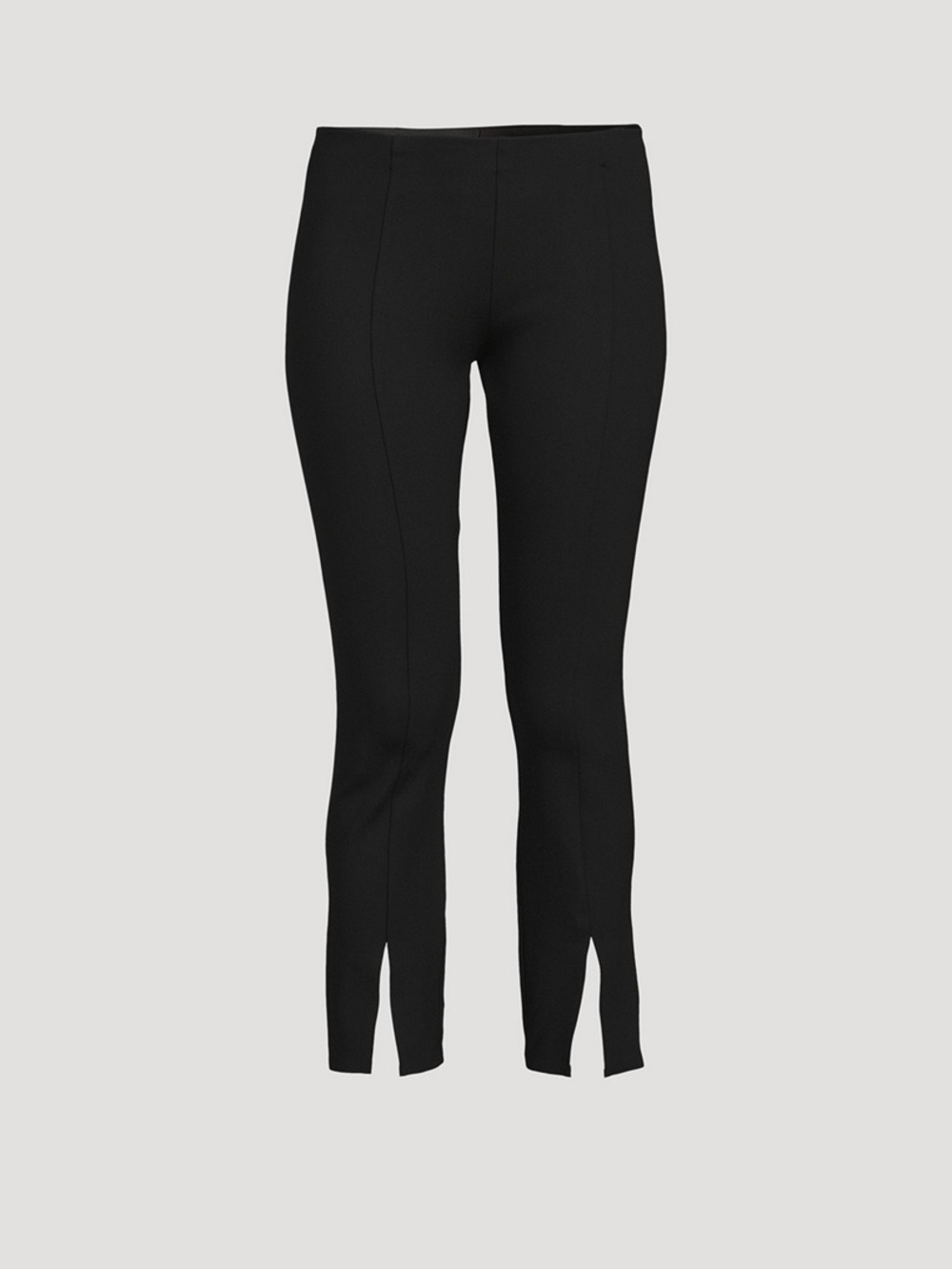 The Row thilde Black Split-Hem Slim Pants sz S